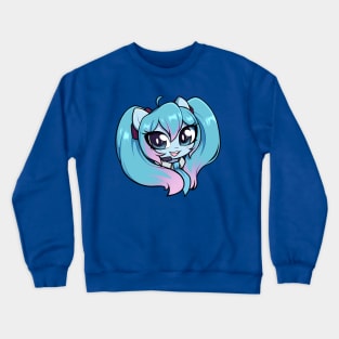 miku horse Crewneck Sweatshirt